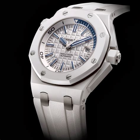 audemars piguet royal oak diver white|royal oak offshore collection sale.